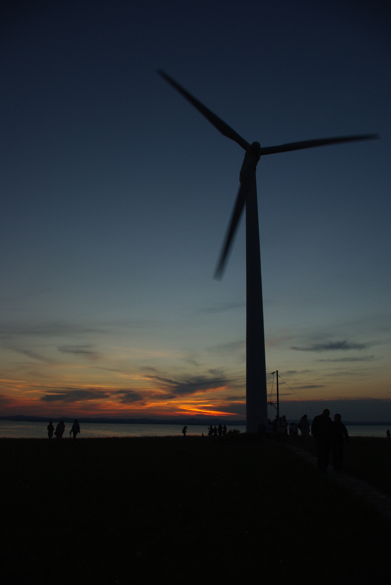 Pentax K200D sample photo. Windmill at inner mongolia photography