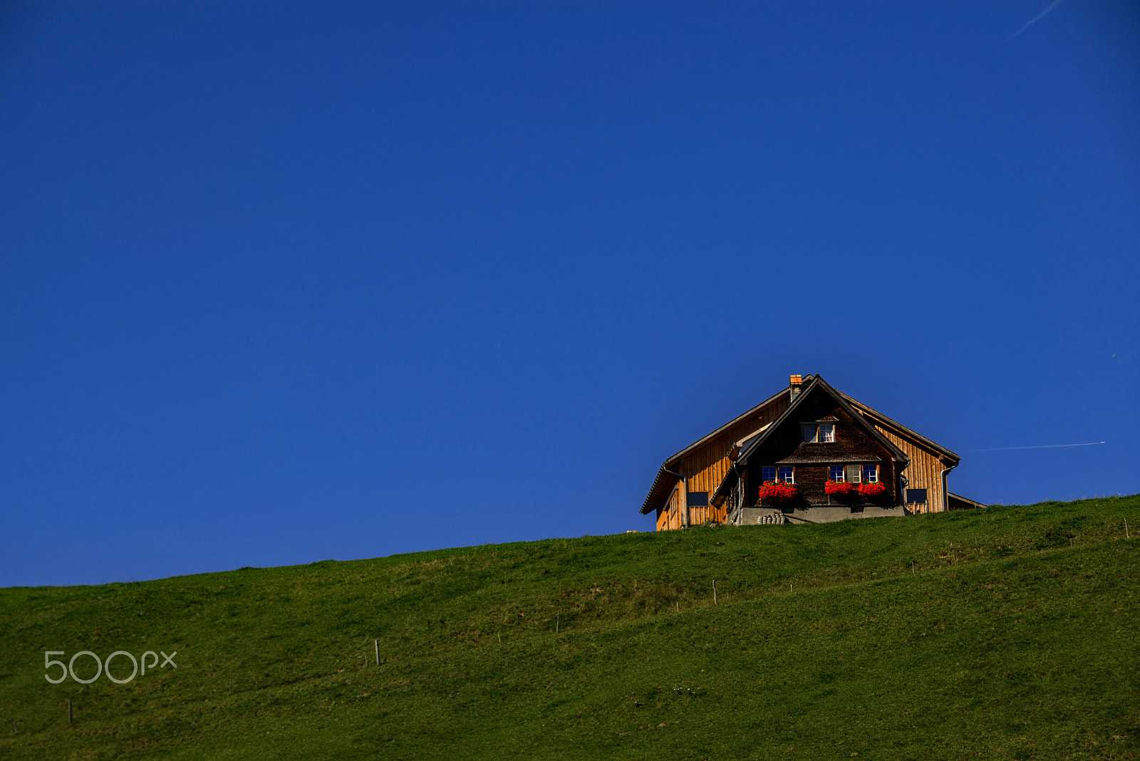 Nikon D600 sample photo. Farmhouse & airplane photography