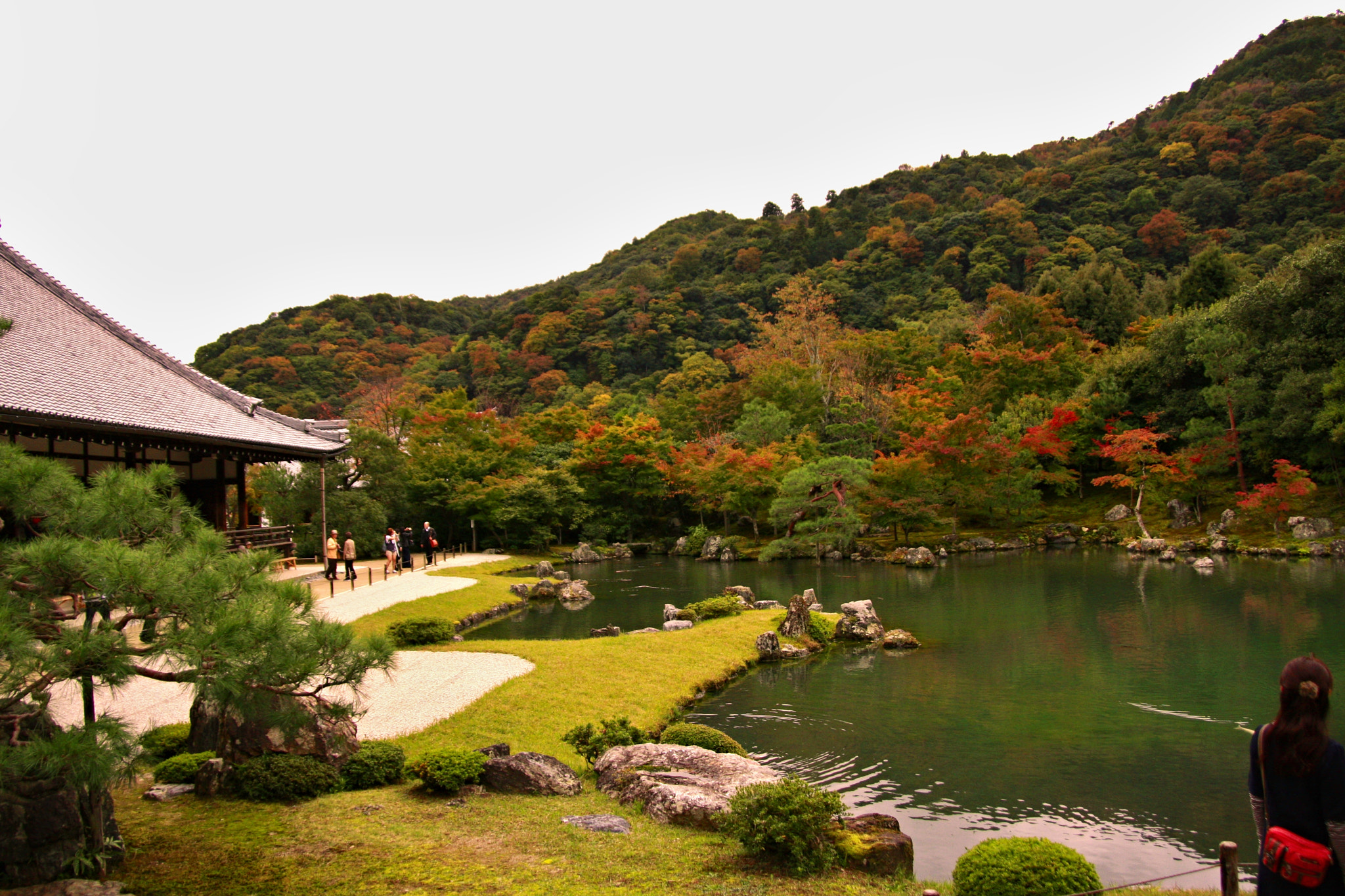 Canon EOS 40D sample photo. Autumn japanese garden kyoto tenryuji temple photography