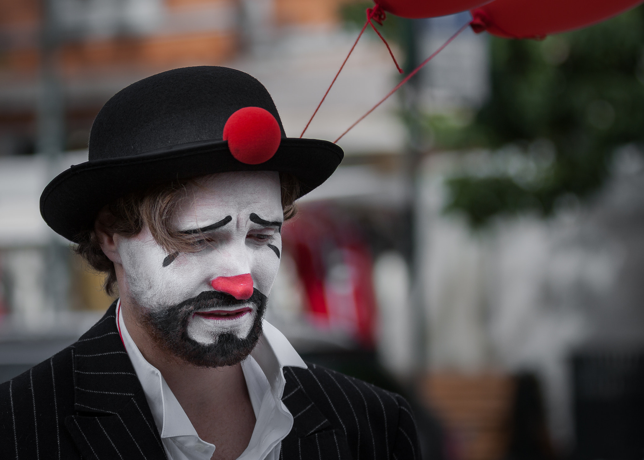 Canon EOS 50D sample photo. Sad clown photography