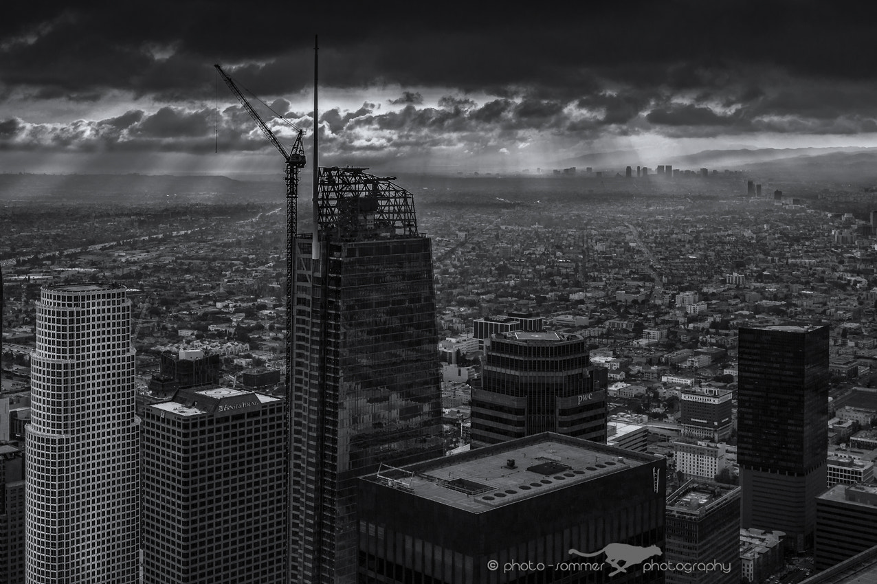 Canon EOS 70D + Canon EF 16-35mm F4L IS USM sample photo. Downtown l.a. photography