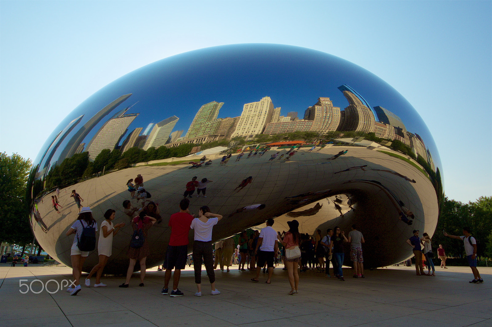 Canon EOS 7D Mark II sample photo. Cloud gate photography