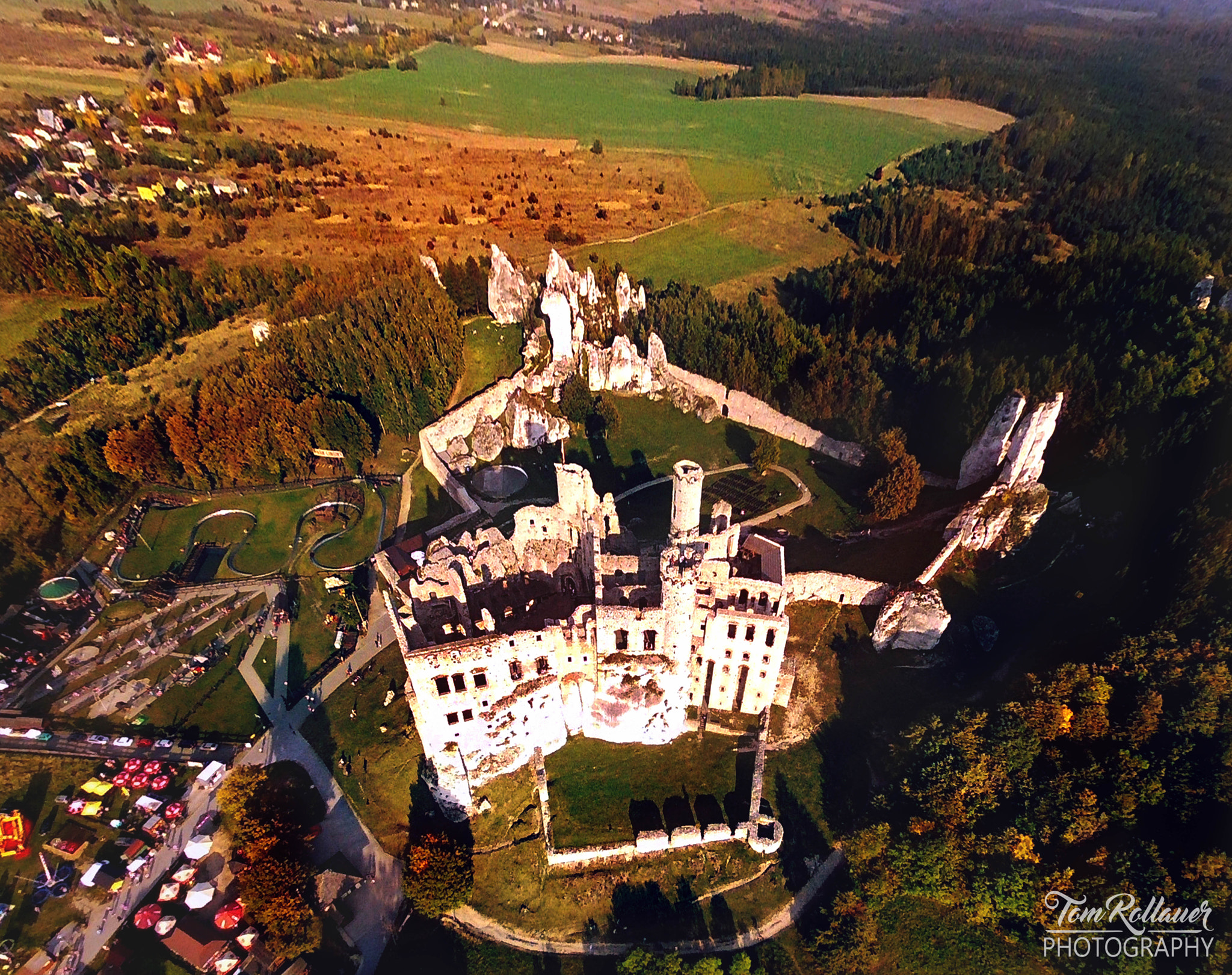 PARROT Bebop 2 sample photo. Castle ogrodzieniec photography