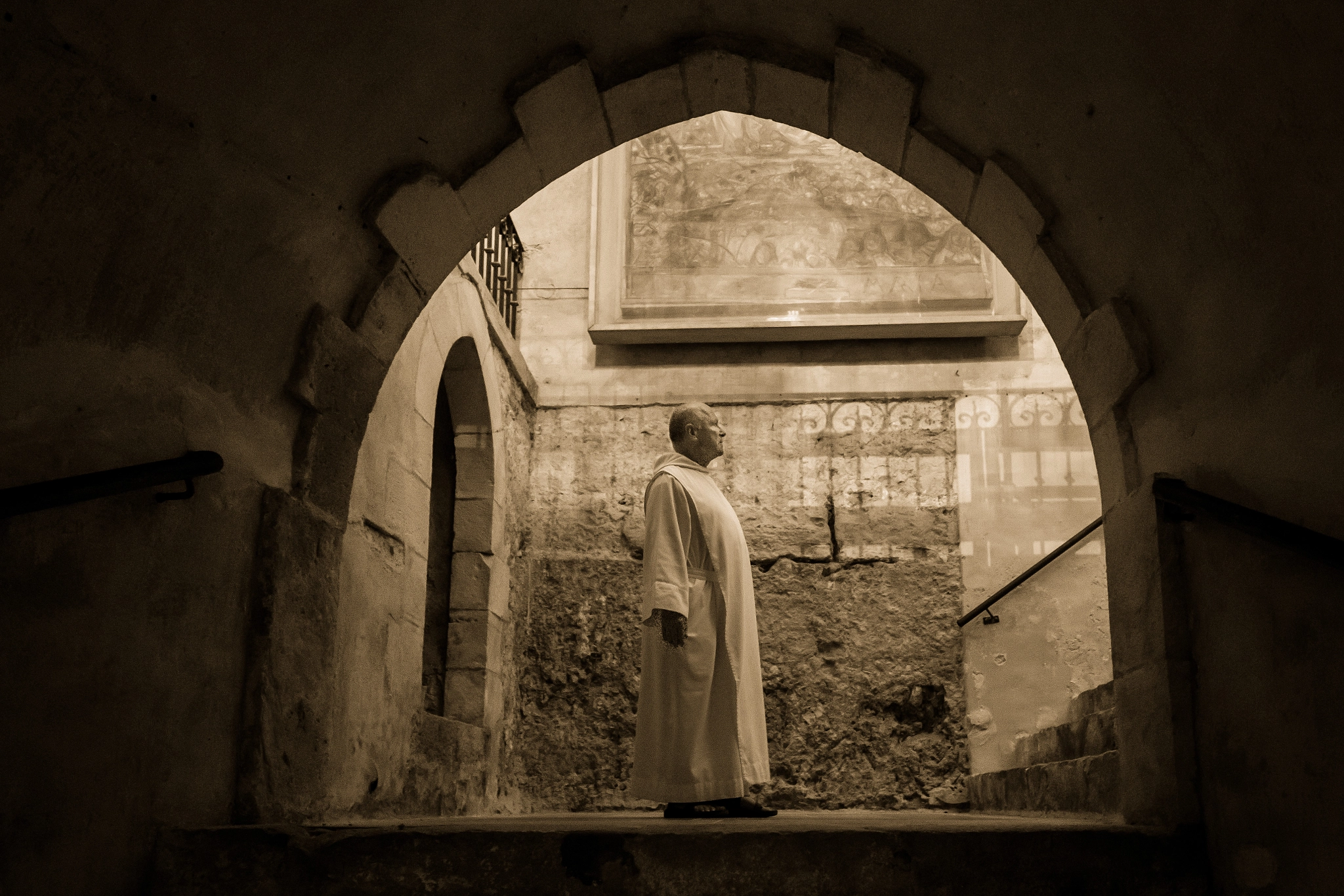 Canon EOS 6D + Canon EF 11-24mm F4L USM sample photo. Brother olivier‏ benedictine monastery photography