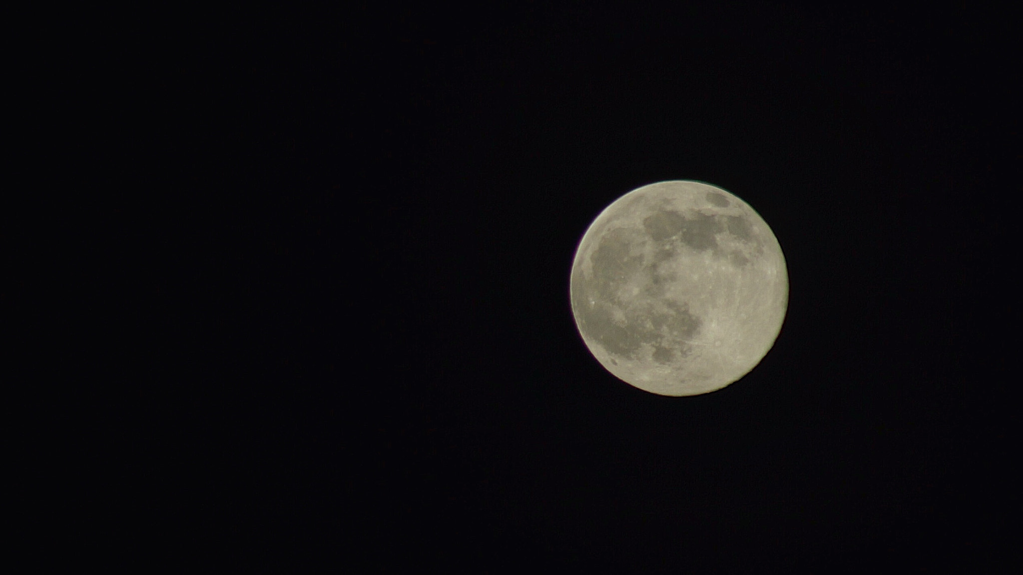 Canon EF 75-300mm f/4-5.6 USM sample photo. Full moon photography