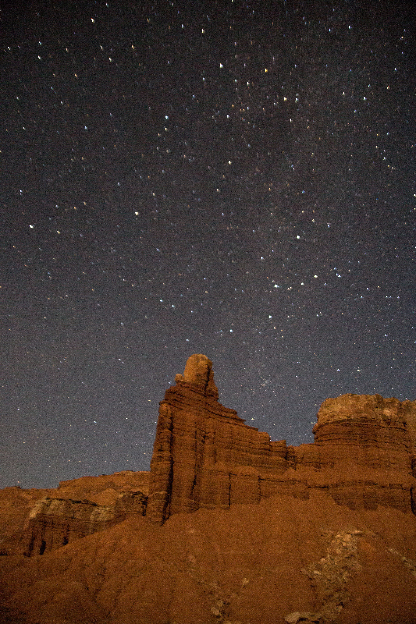 Canon EOS 6D sample photo. Stars at canyonlands photography