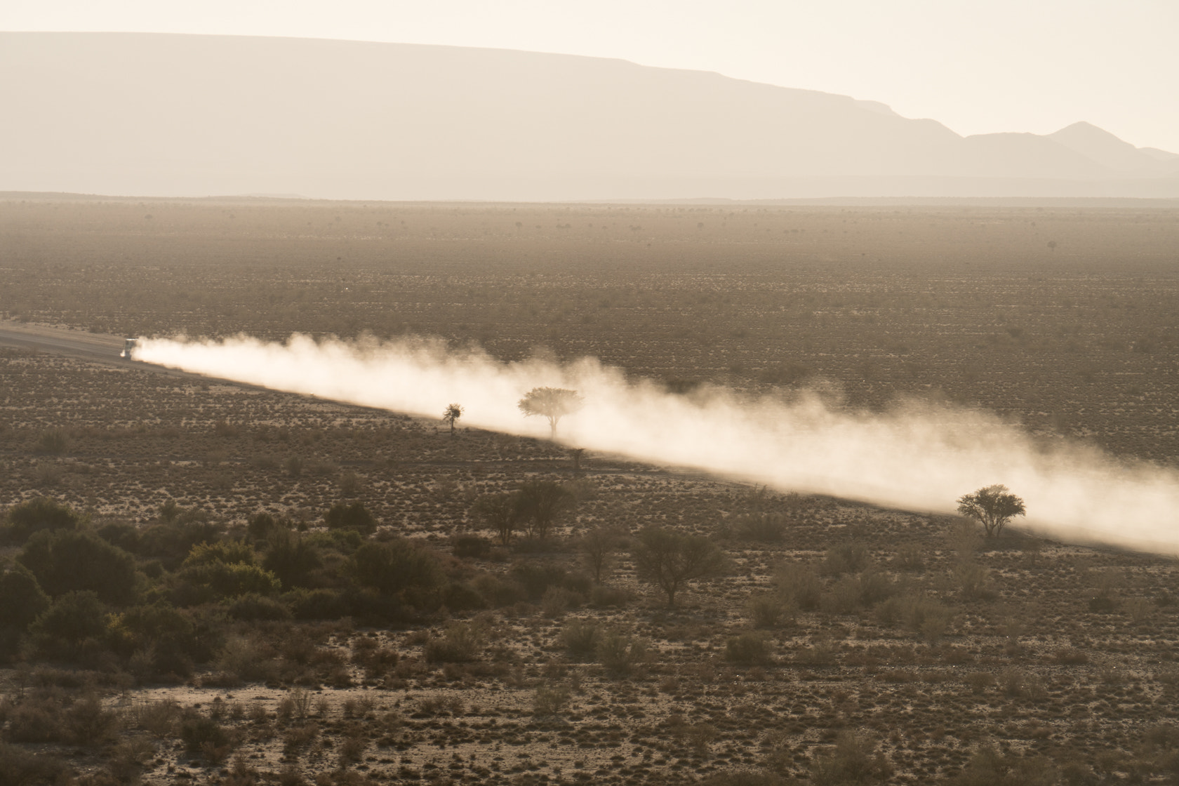 Sony E 18-200mm F3.5-6.3 OSS sample photo. Dusty road, namibia photography