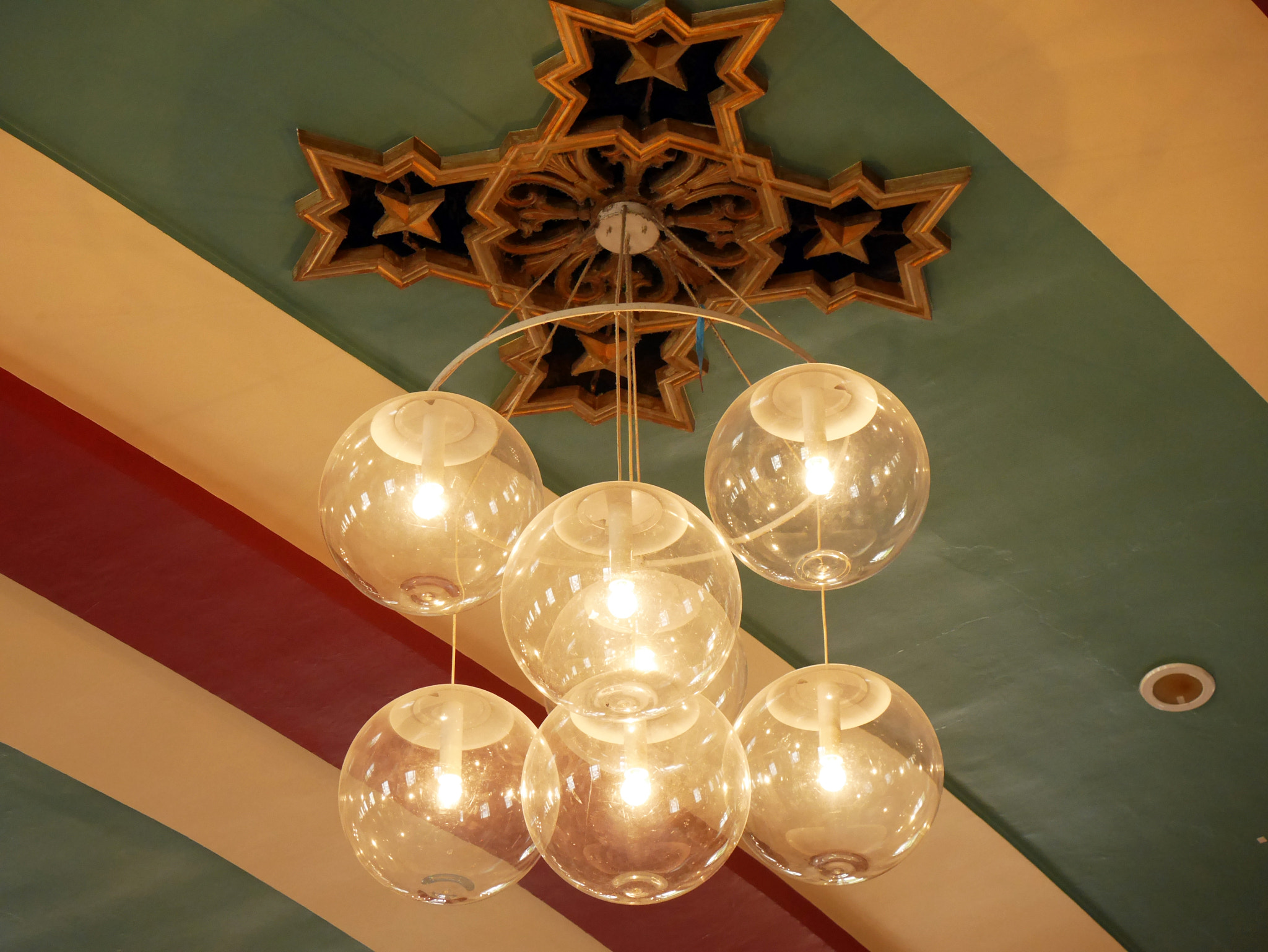 LUMIX G VARIO 45-150/F4.0-5.6 sample photo. Ballroom lights photography