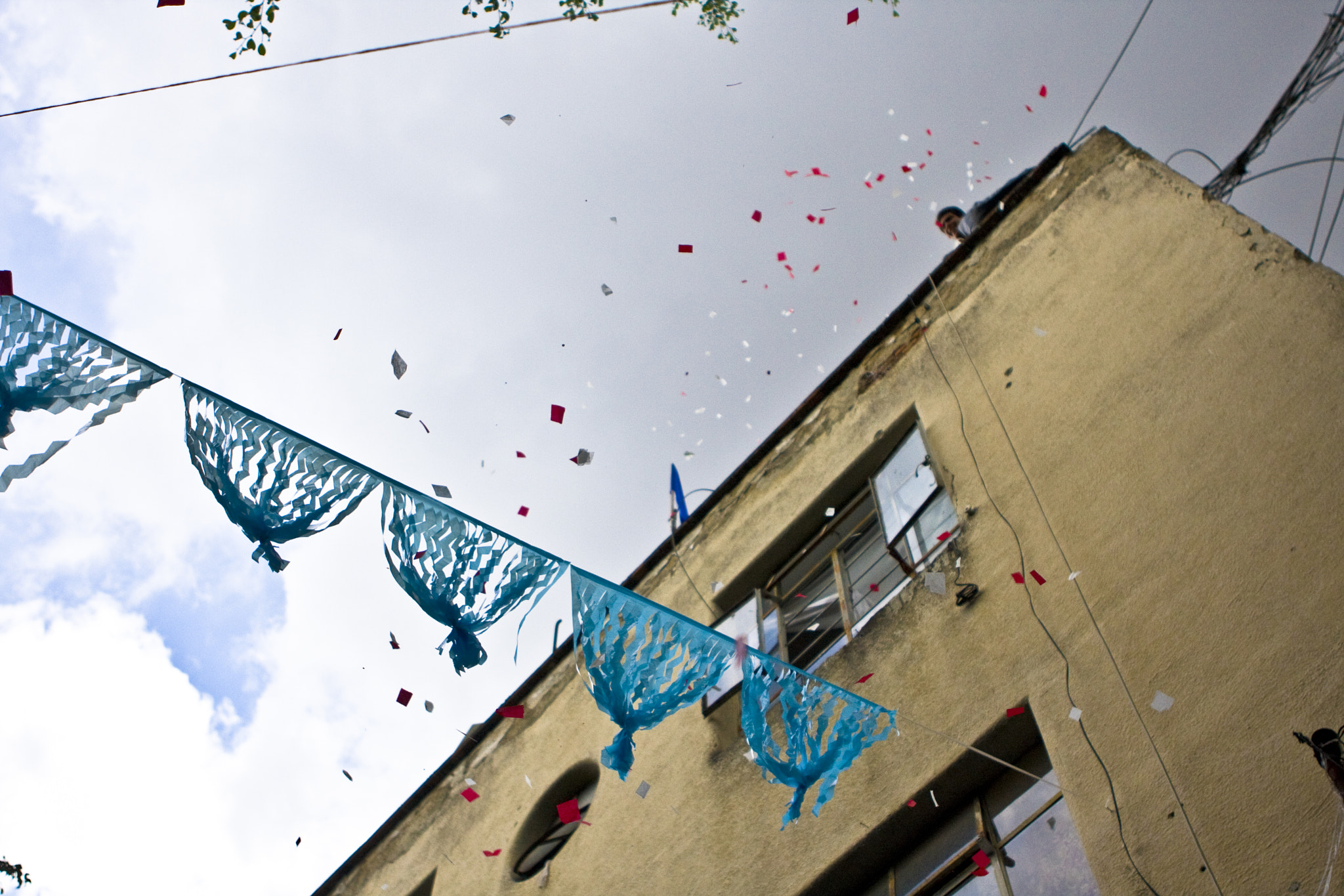 Canon EOS 40D sample photo. Confetti in the sky photography