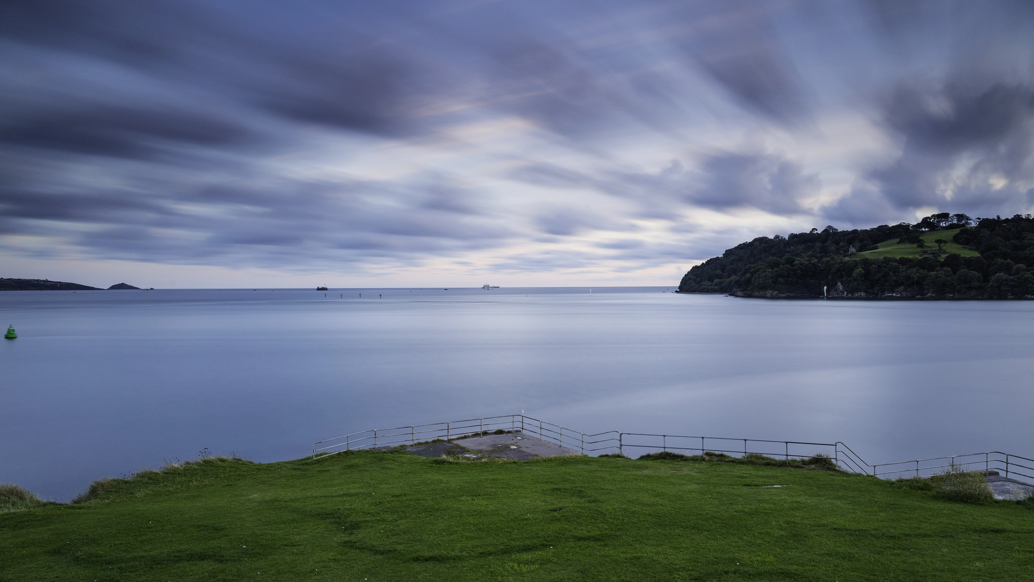 Canon EF 24-70mm F4L IS USM sample photo. Plymouth sound at sunset photography