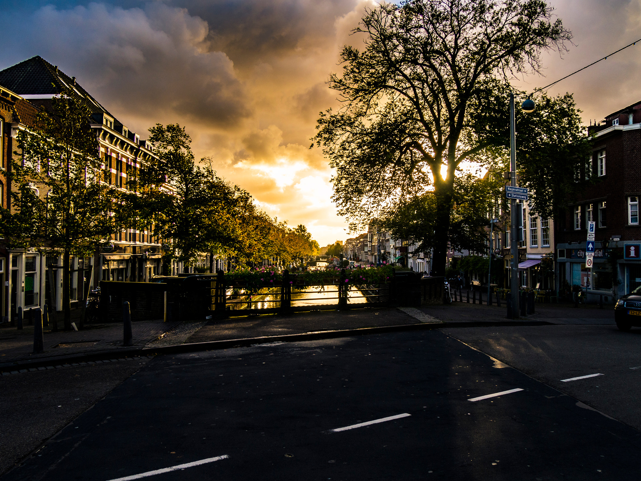 Olympus OM-D E-M10 sample photo. Channel at sunset photography