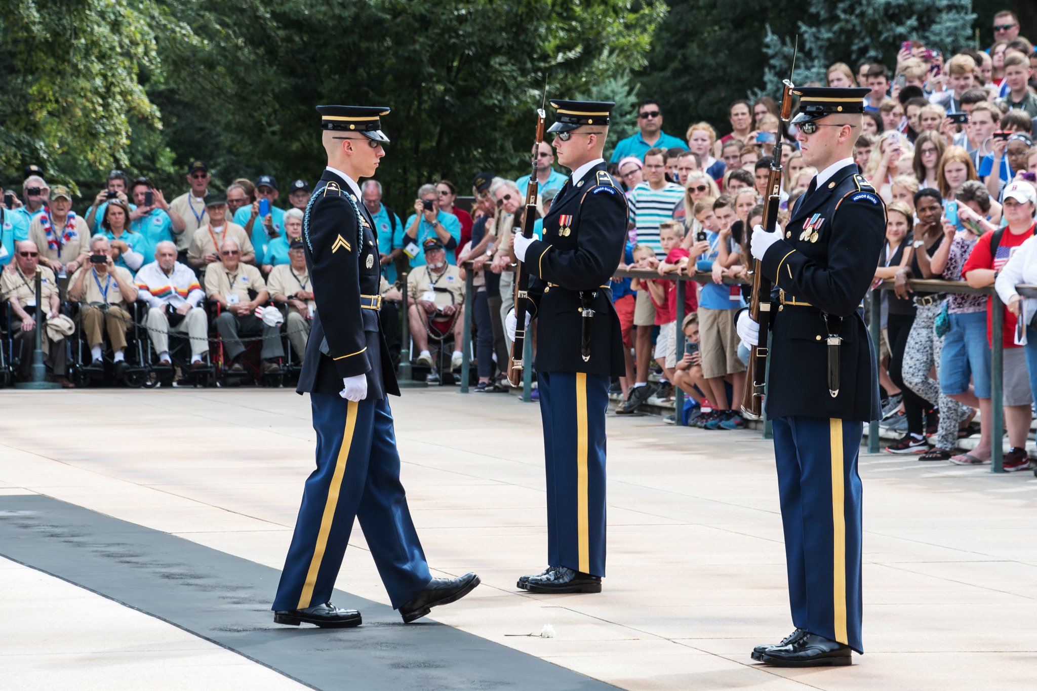 Nikon D500 sample photo. Honor guard photography