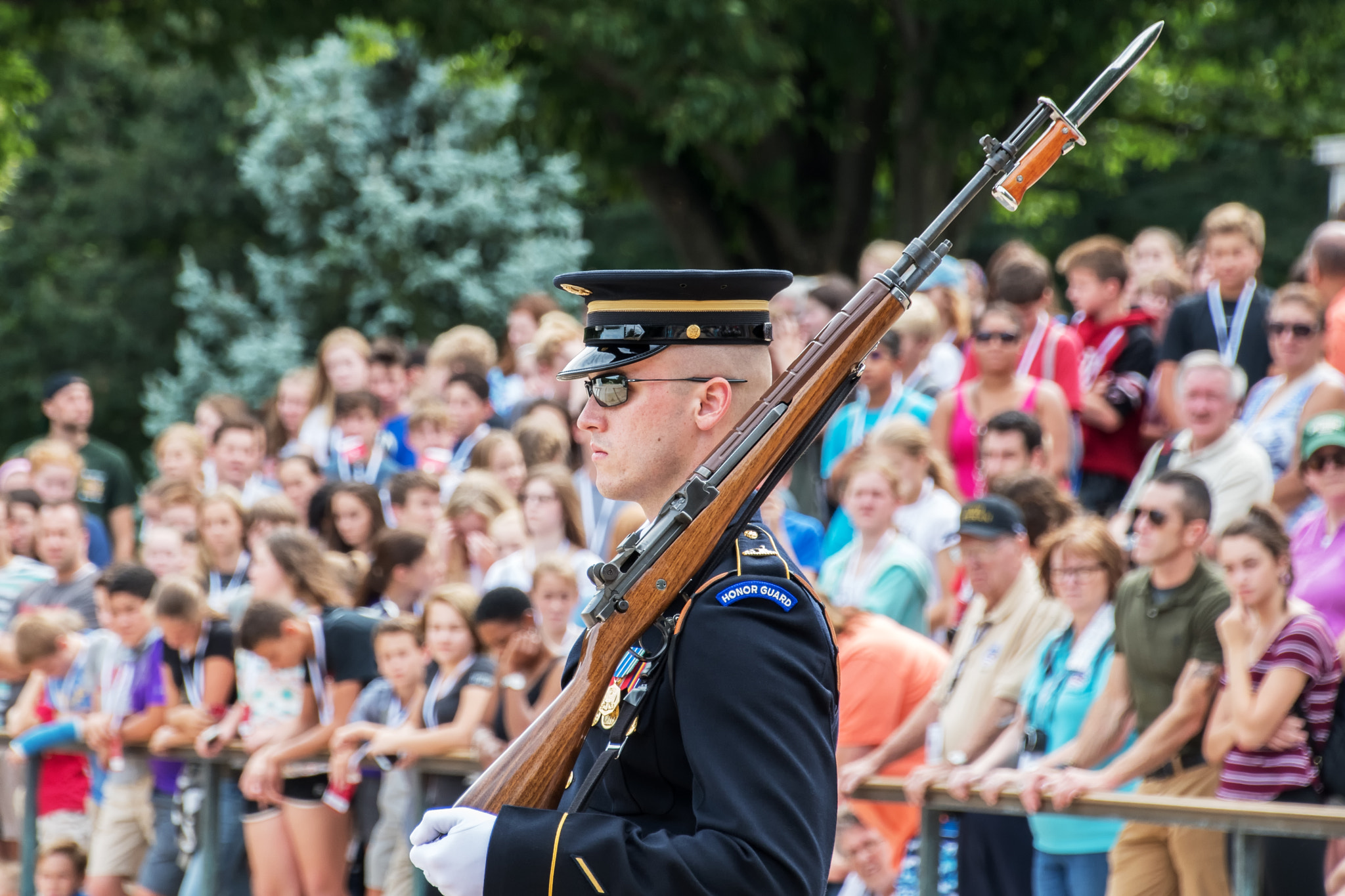 Nikon D500 sample photo. Honor guard photography