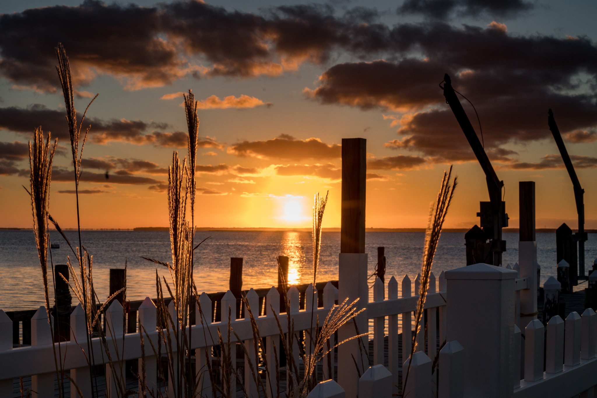E 50mm F2 sample photo. Sunset at beach haven photography