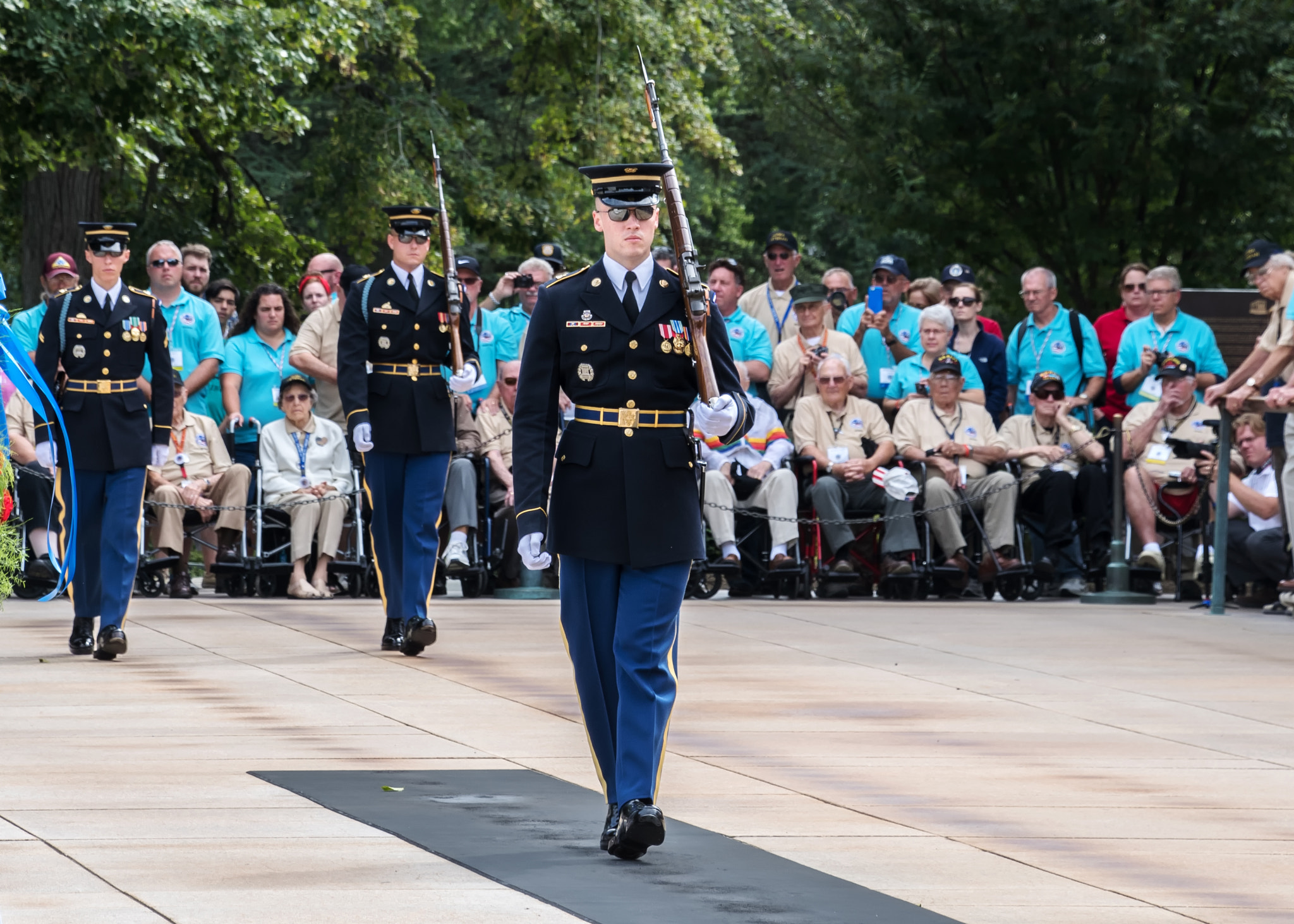 Nikon D500 sample photo. Honor guard photography