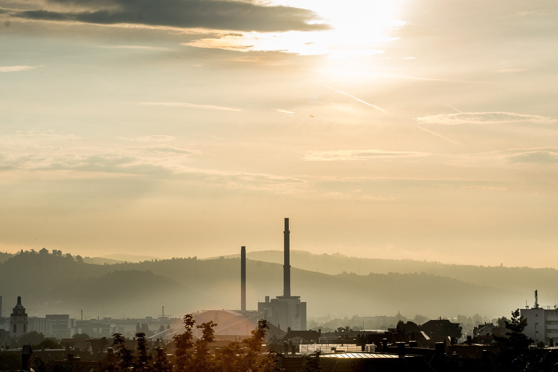 Nikon D7100 sample photo. Ghosty hills and the industrial mill photography