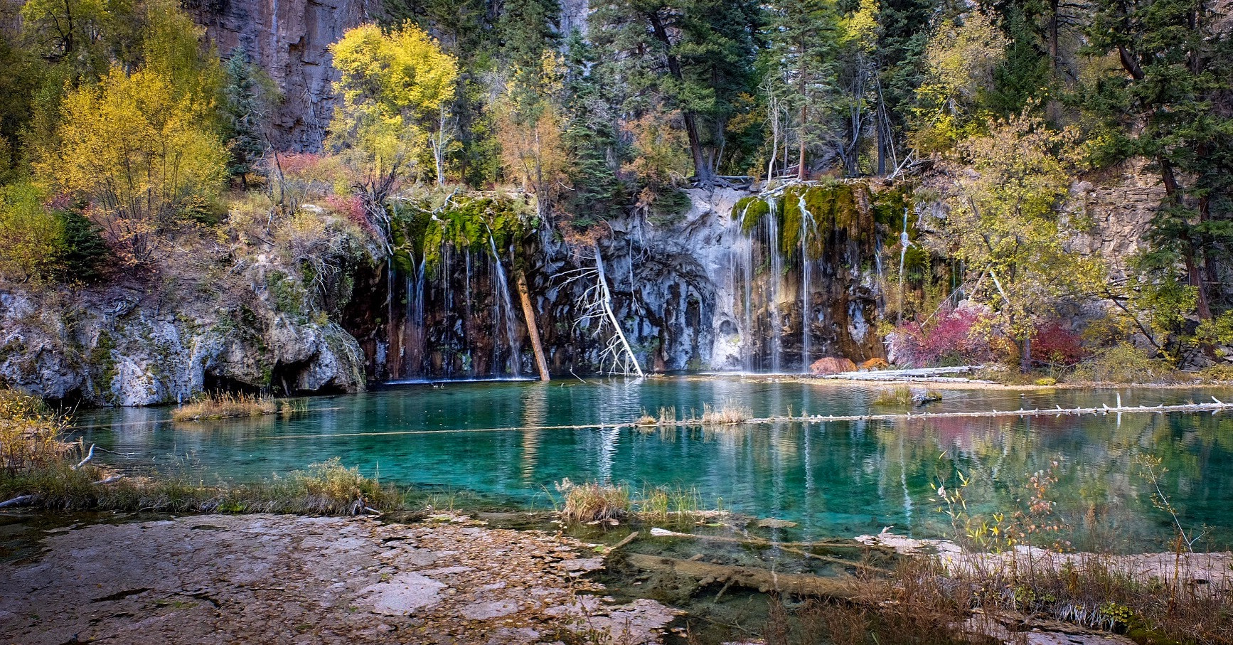 Fujifilm XF 16-55mm F2.8 R LM WR sample photo. Hanging lake colorado. shot of fujixe2 and the pro zoom. retouch in lightroom mobile. cheers. photography