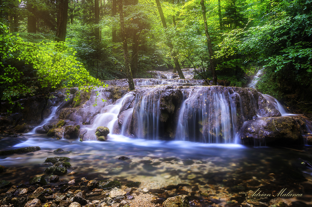 E 18mm F2.8 sample photo. Waterfall photography