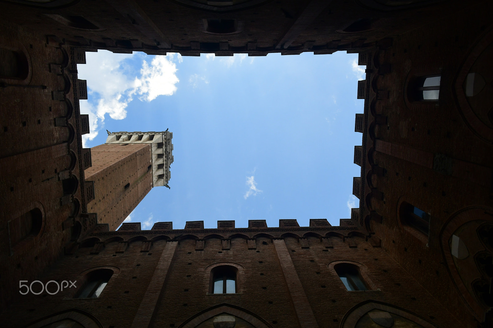 Nikon D500 sample photo. Siena clock tower photography