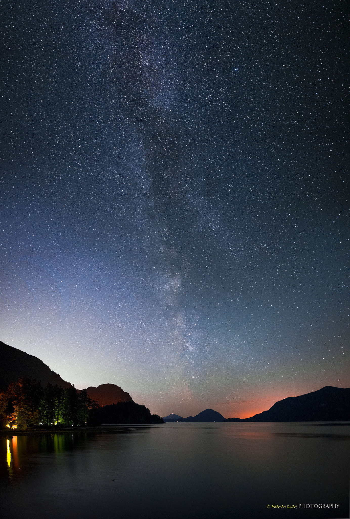 Nikon D750 + Nikon AF-S Nikkor 24mm F1.4G ED sample photo. Milky way @ porteau cove photography