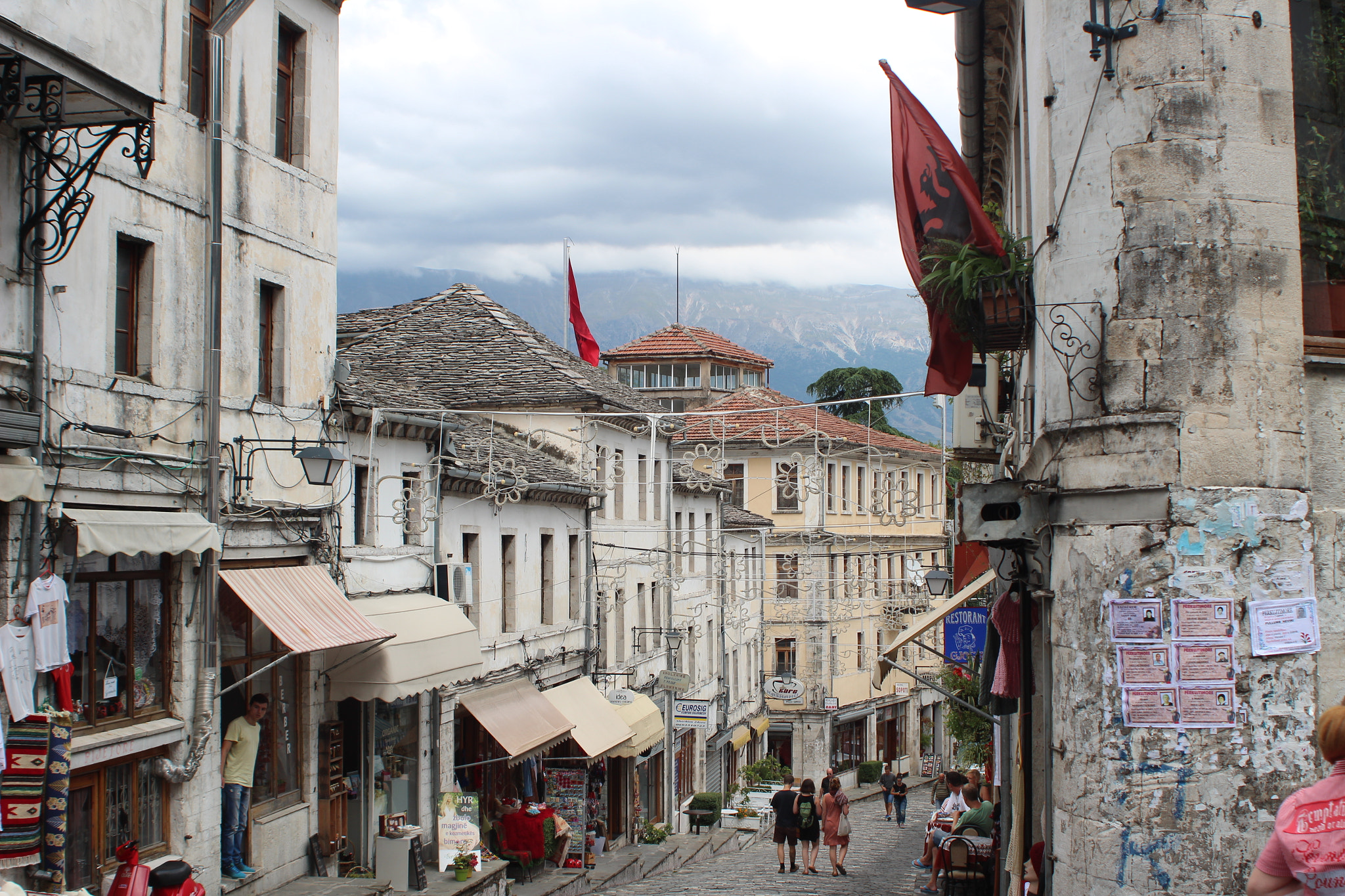Canon EF 28-80mm f/3.5-5.6 sample photo. Street in cjirokaster albania photography
