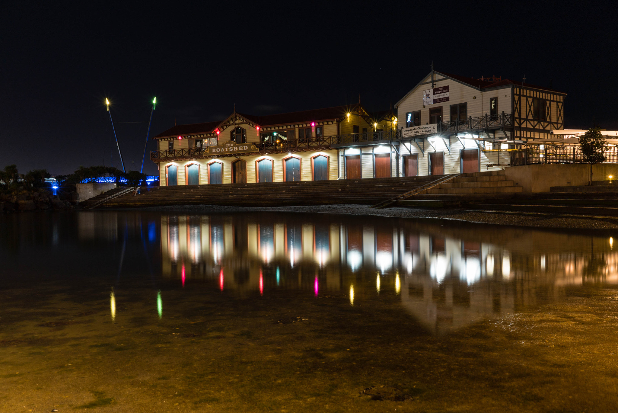 Sony a7S sample photo. Lambton quay at night photography