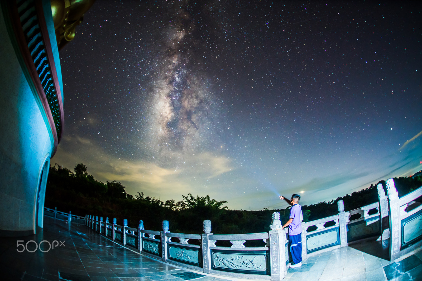 Nikon D750 + Sigma 15mm F2.8 EX DG Diagonal Fisheye sample photo. Galaxy photography