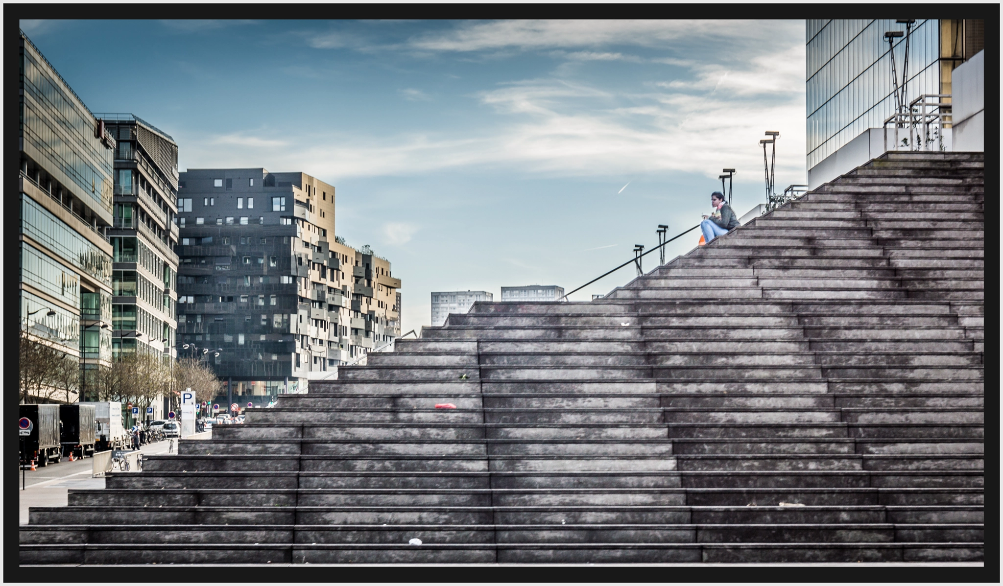 Sony SLT-A77 sample photo. Paris stairs photography