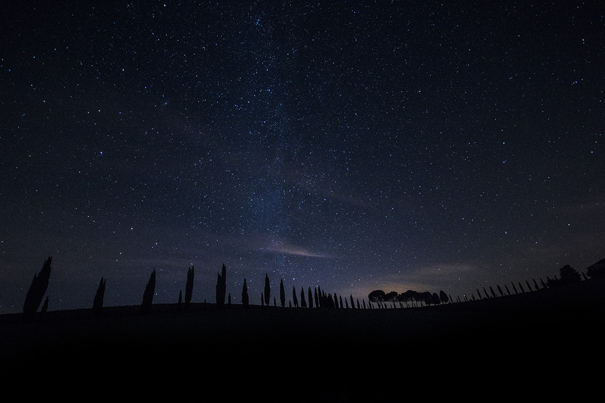 Sony SLT-A77 + Sigma AF 10-20mm F4-5.6 EX DC sample photo. Tuscany at night photography