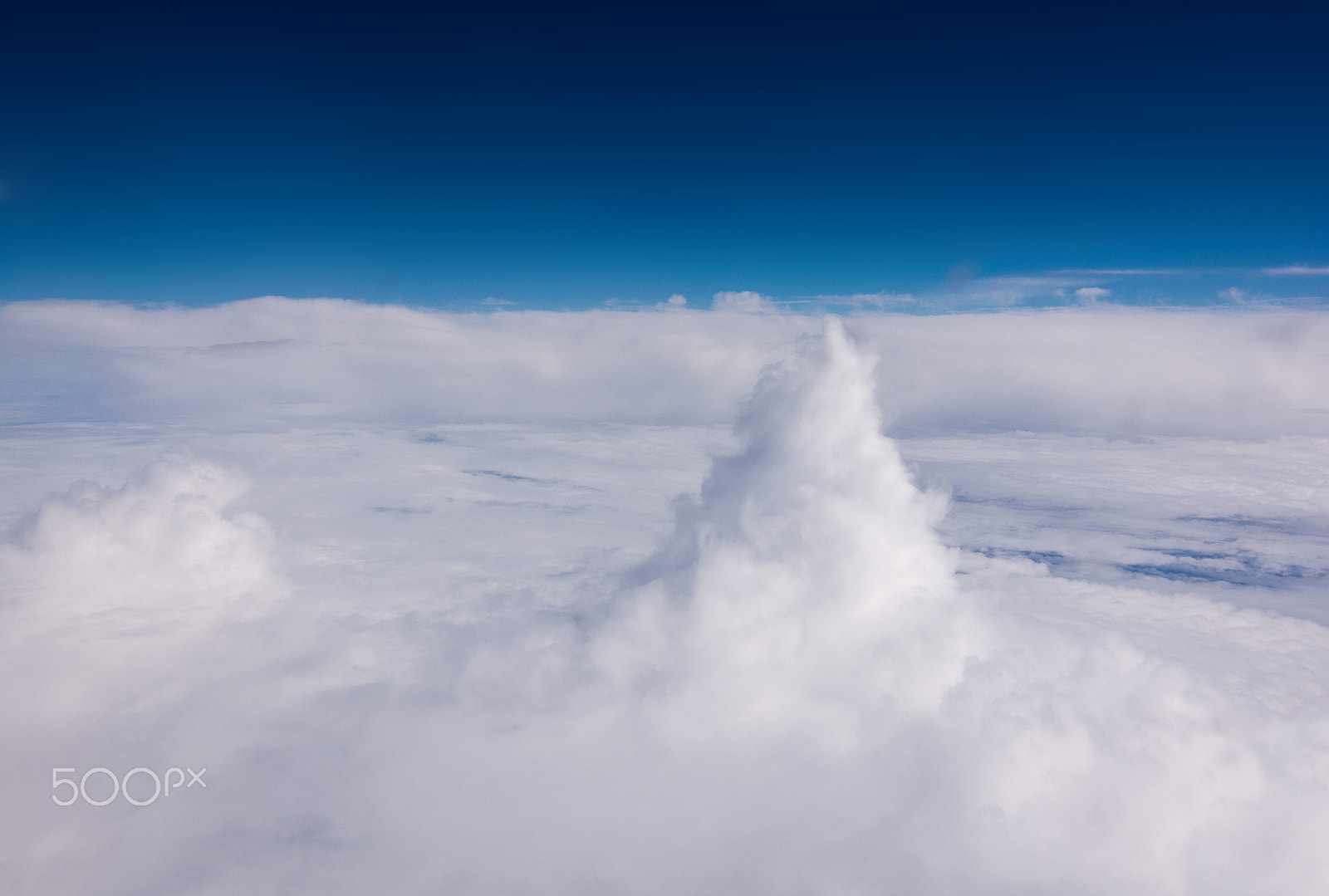 AF Zoom-Nikkor 80-200mm f/4.5-5.6D sample photo. Aerial high clouds photography