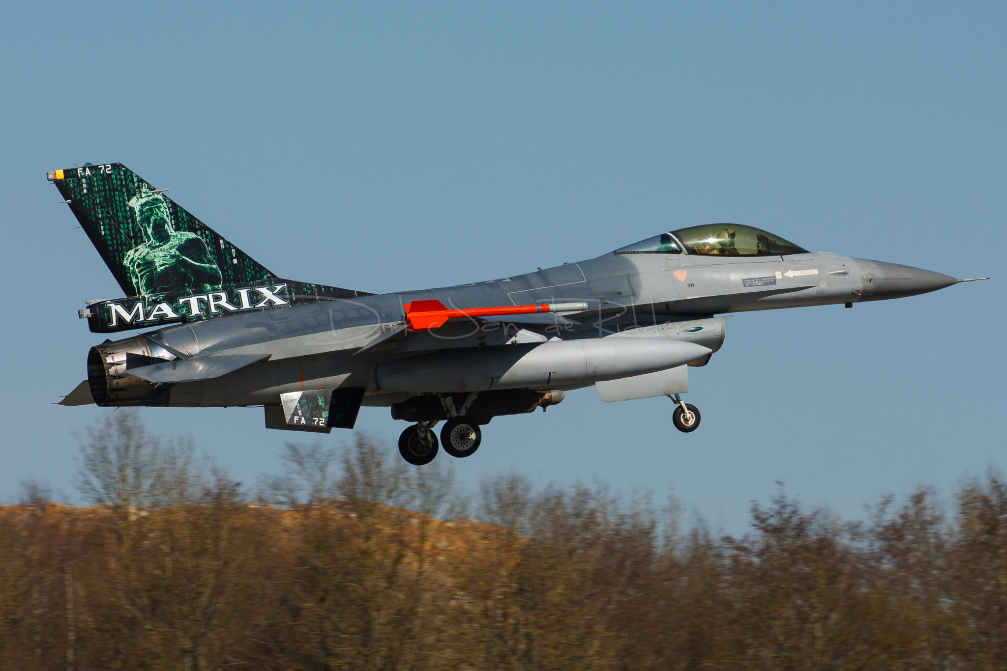 Canon EF 70-200mm F2.8L USM sample photo. Belgian air force f-16am fighting falcon fa-72 photography