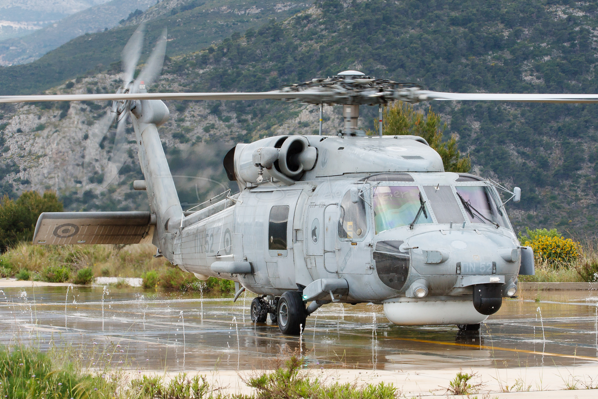 Canon EF 70-200mm F2.8L USM sample photo. Hellenic navy s-70b aegean hawk pn-52 photography