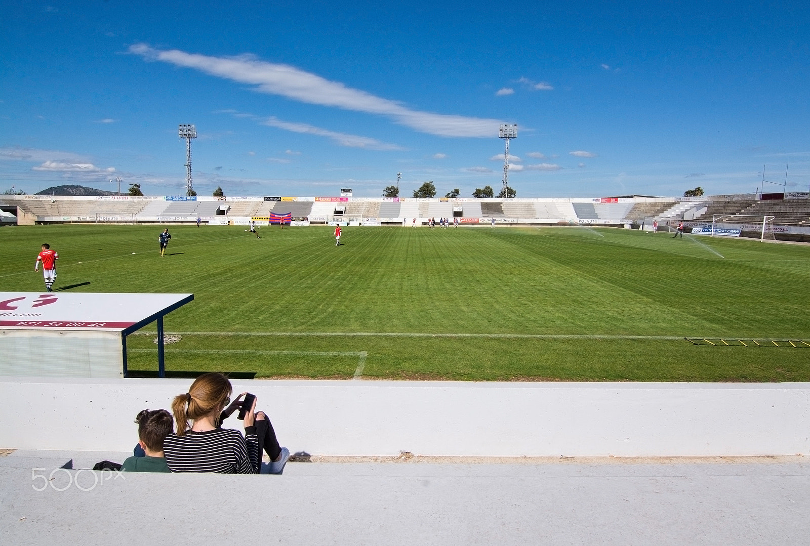 Nikon D7100 + Nikon AF Micro-Nikkor 60mm F2.8D sample photo. Football soccer game between cd poblense and rcd mallorca photography