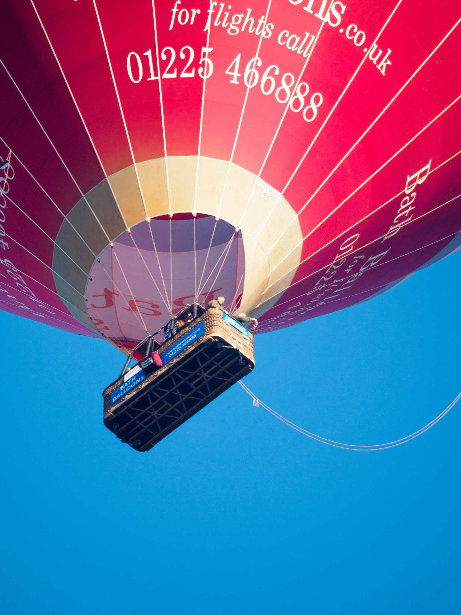 Olympus PEN-F sample photo. Hot air balloon flying over bath photography