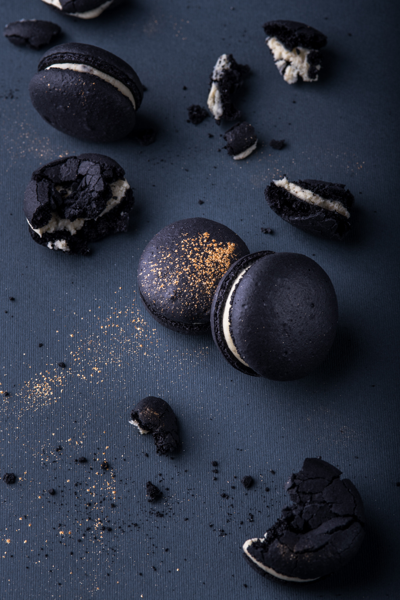 Nikon D750 + AF Micro-Nikkor 105mm f/2.8 sample photo. Black macarons vol.2 photography