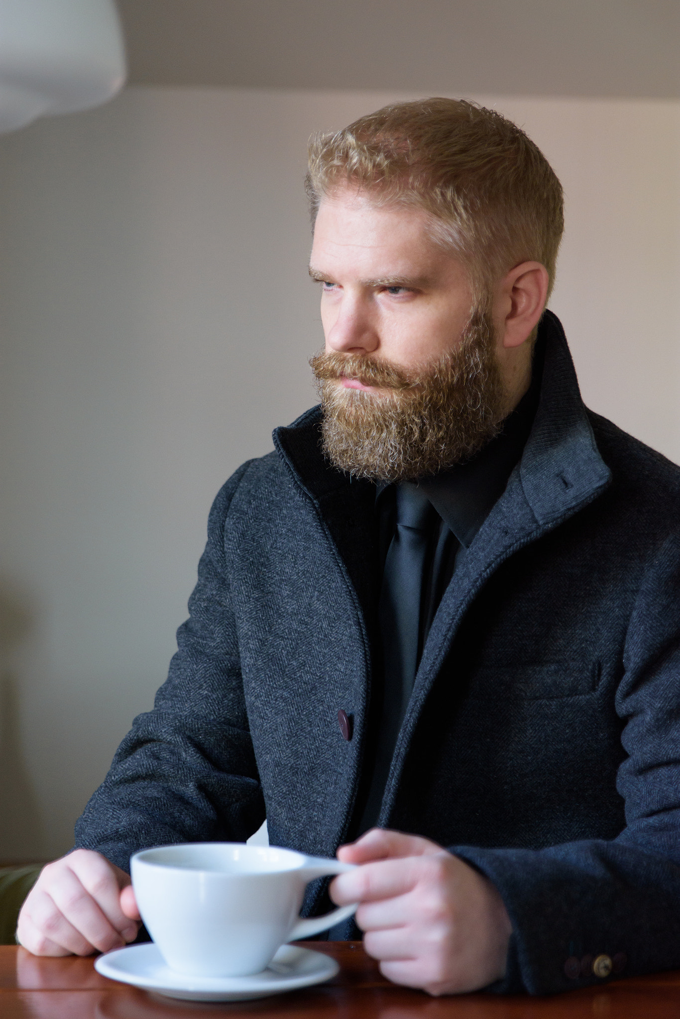 Tamron SP 24-70mm F2.8 Di VC USD sample photo. Bearded fashion model photography