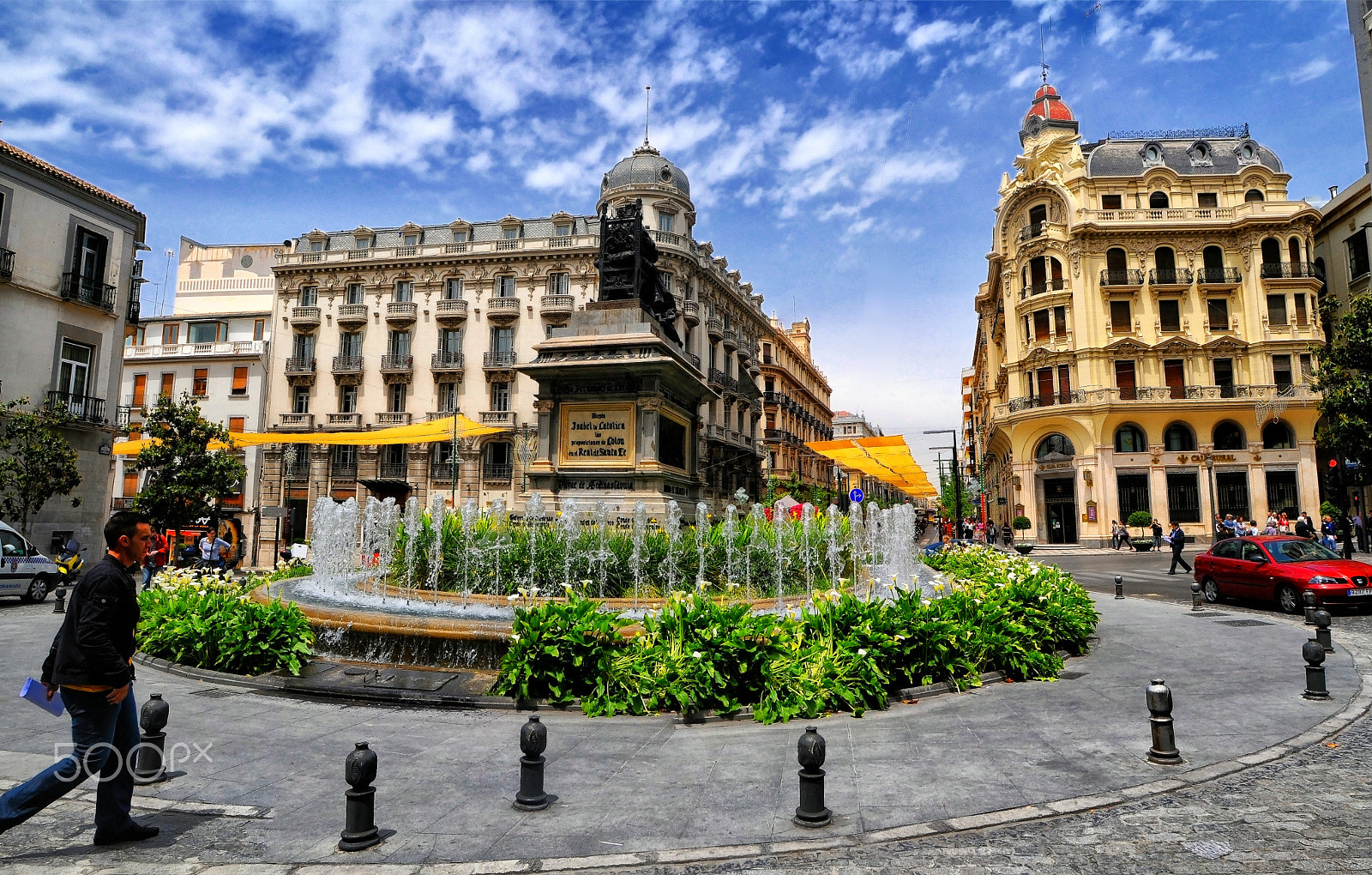 Nikon D300 + Sigma 14mm F2.8 EX Aspherical HSM sample photo. Granada Şehir merkezi (granada city center) photography