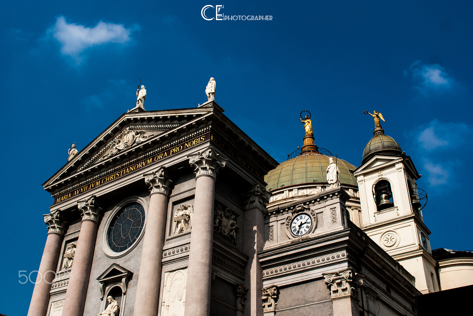 Minolta AF 28-80mm F3.5-5.6 II sample photo. Basilica di maria ausiliatrice - outside photography