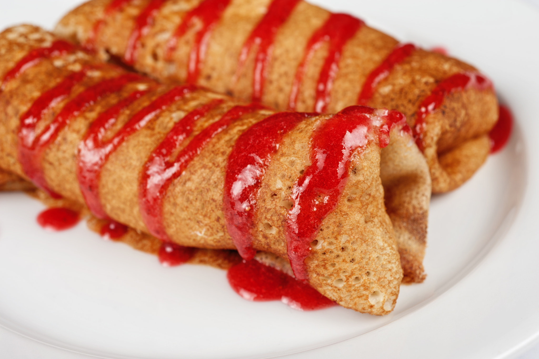 Nikon D700 + Nikon AF Micro-Nikkor 60mm F2.8D sample photo. Pancakes with cottage cheese photography