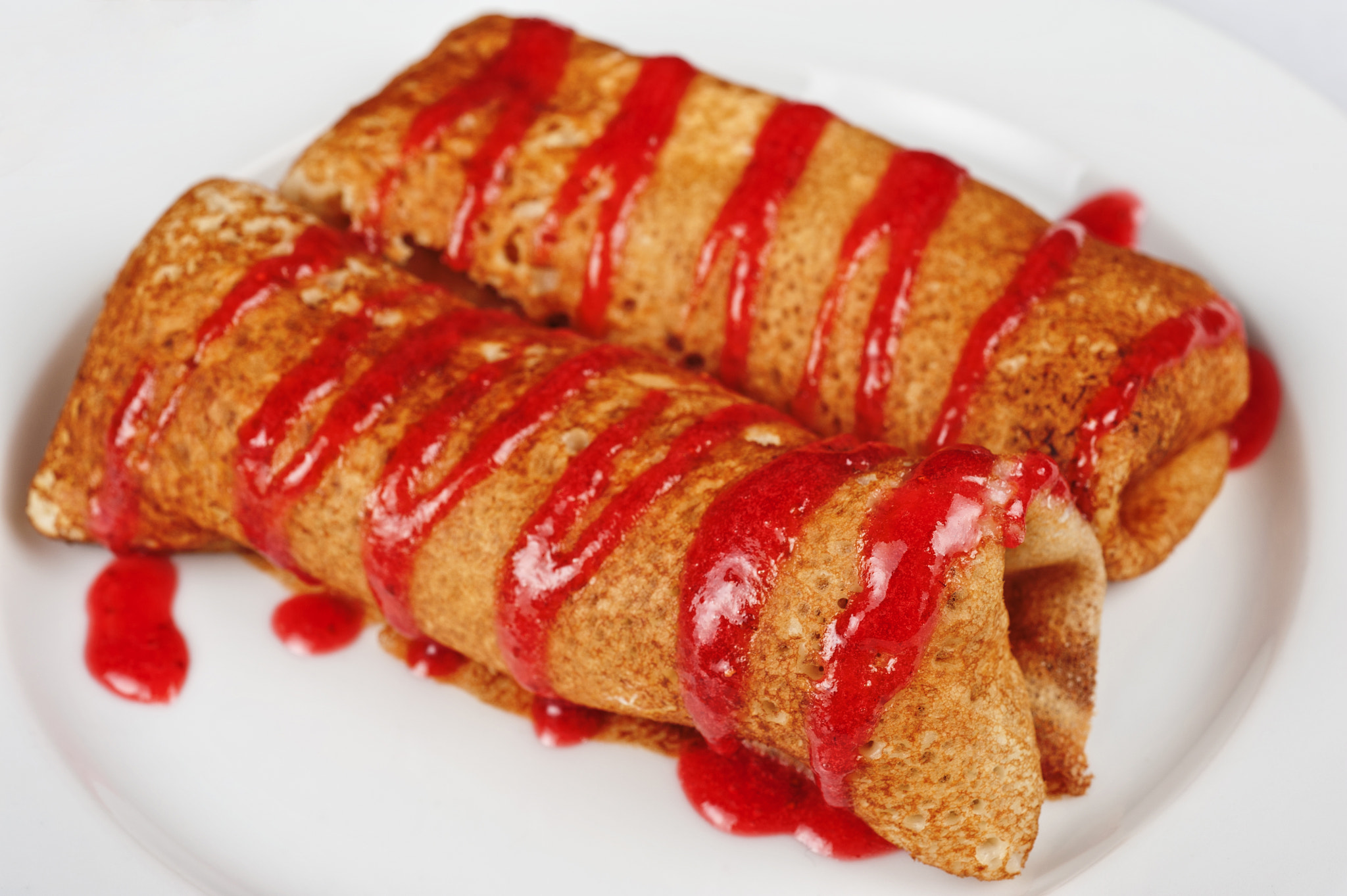 Nikon D700 + Nikon AF Micro-Nikkor 60mm F2.8D sample photo. Pancakes with cottage cheese photography