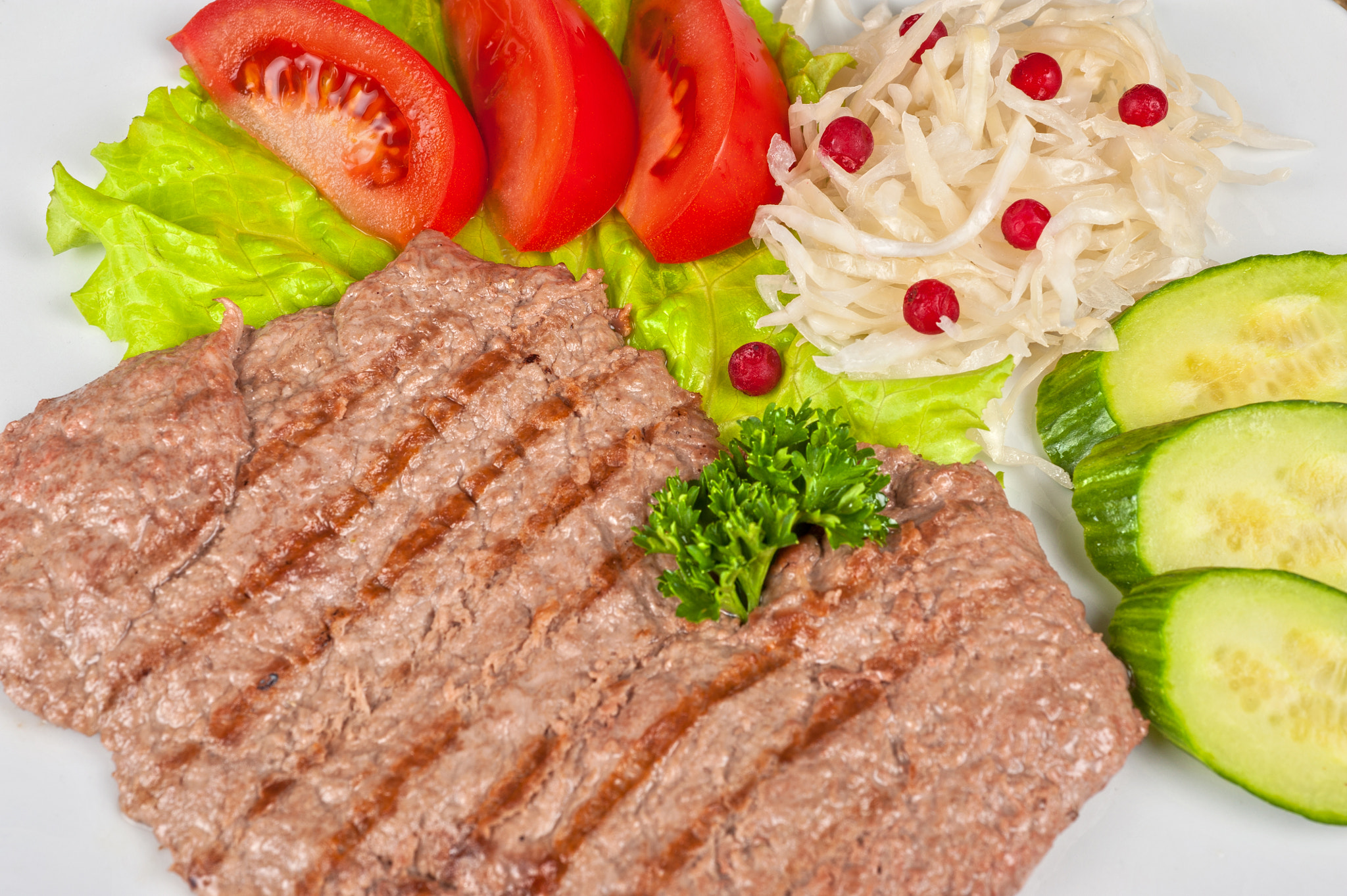 Nikon D700 + Nikon AF Micro-Nikkor 60mm F2.8D sample photo. Meat chop photography