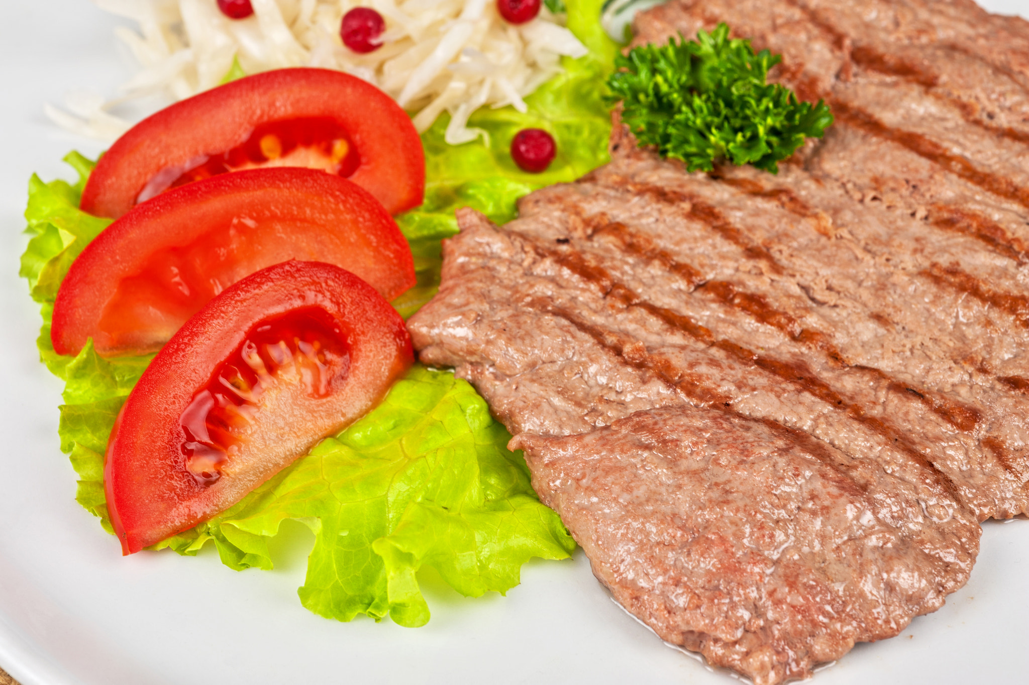 Nikon D700 + Nikon AF Micro-Nikkor 60mm F2.8D sample photo. Meat chop photography