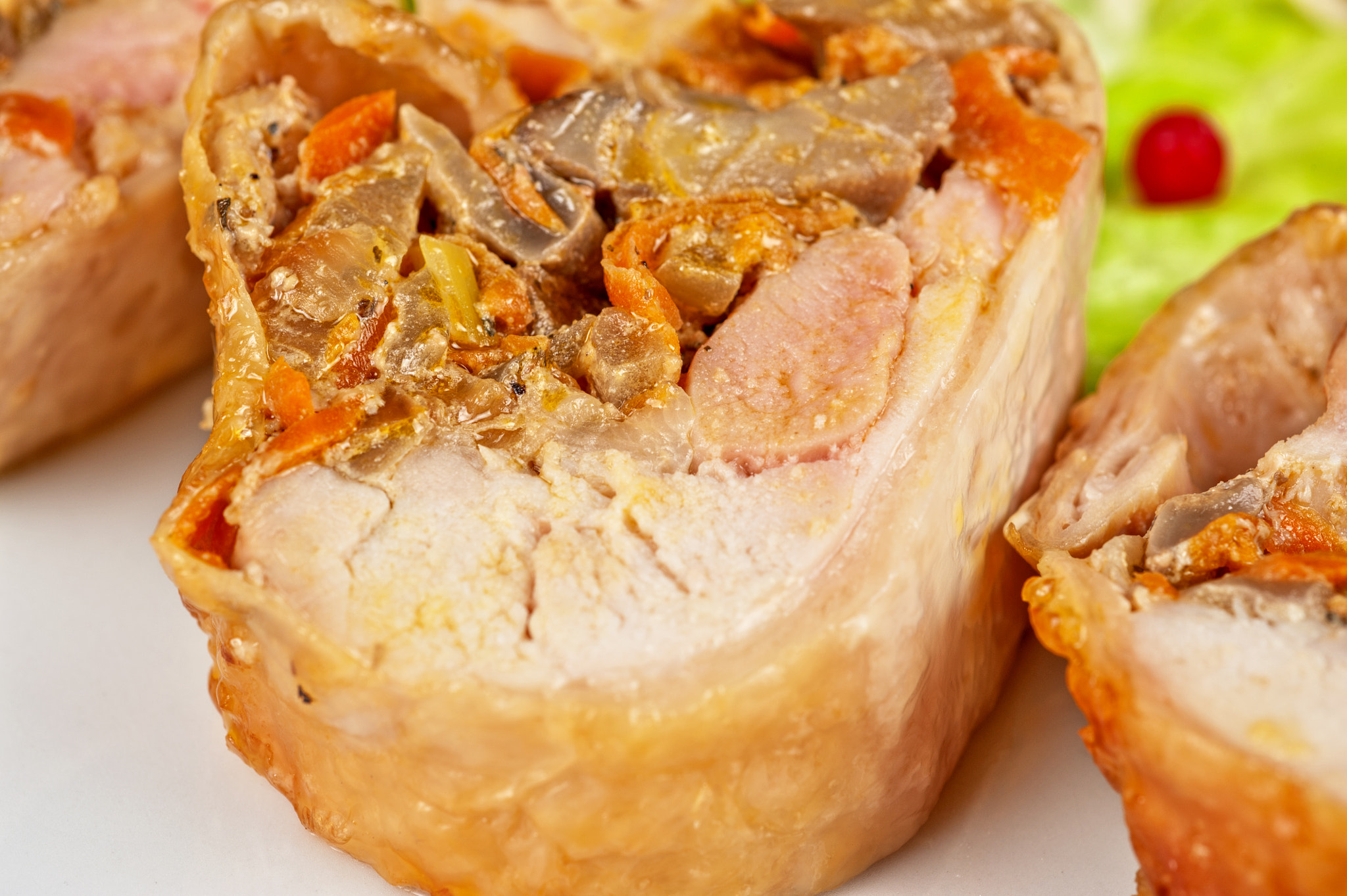 Nikon D700 + Nikon AF Micro-Nikkor 60mm F2.8D sample photo. Chicken rolls photography