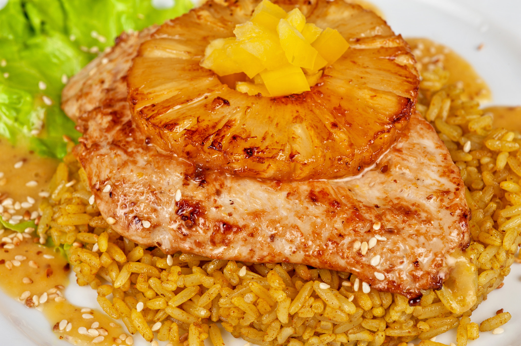 Nikon D700 + Nikon AF Micro-Nikkor 60mm F2.8D sample photo. Chicken chop photography