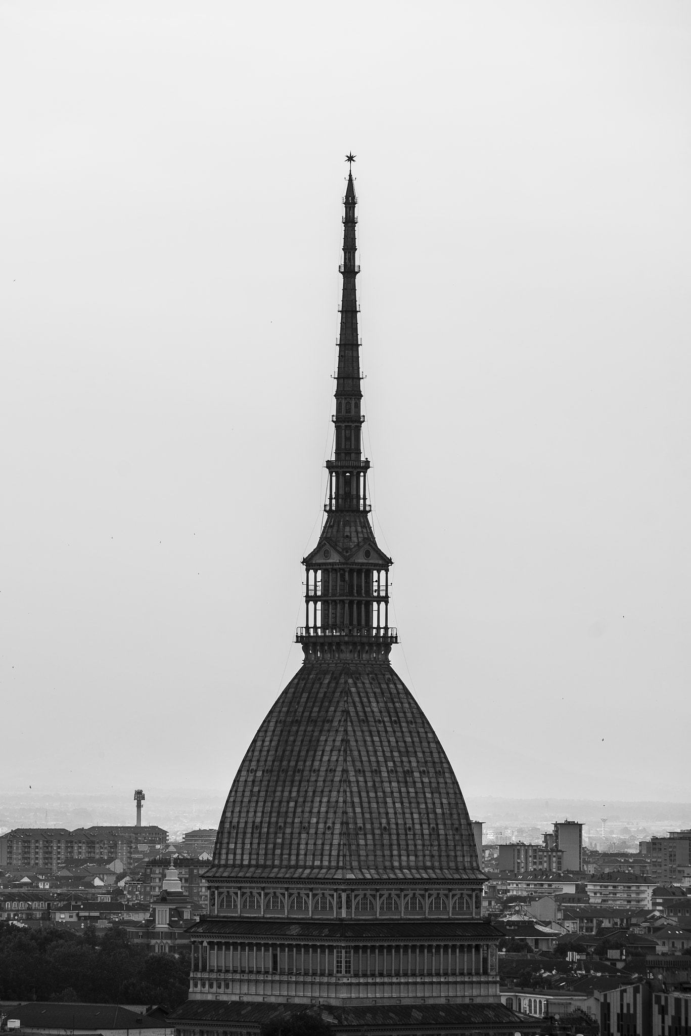 Nikon D800 + AF-S Zoom-Nikkor 80-200mm f/2.8D IF-ED sample photo. A postcard from 60s - turin's mole photography