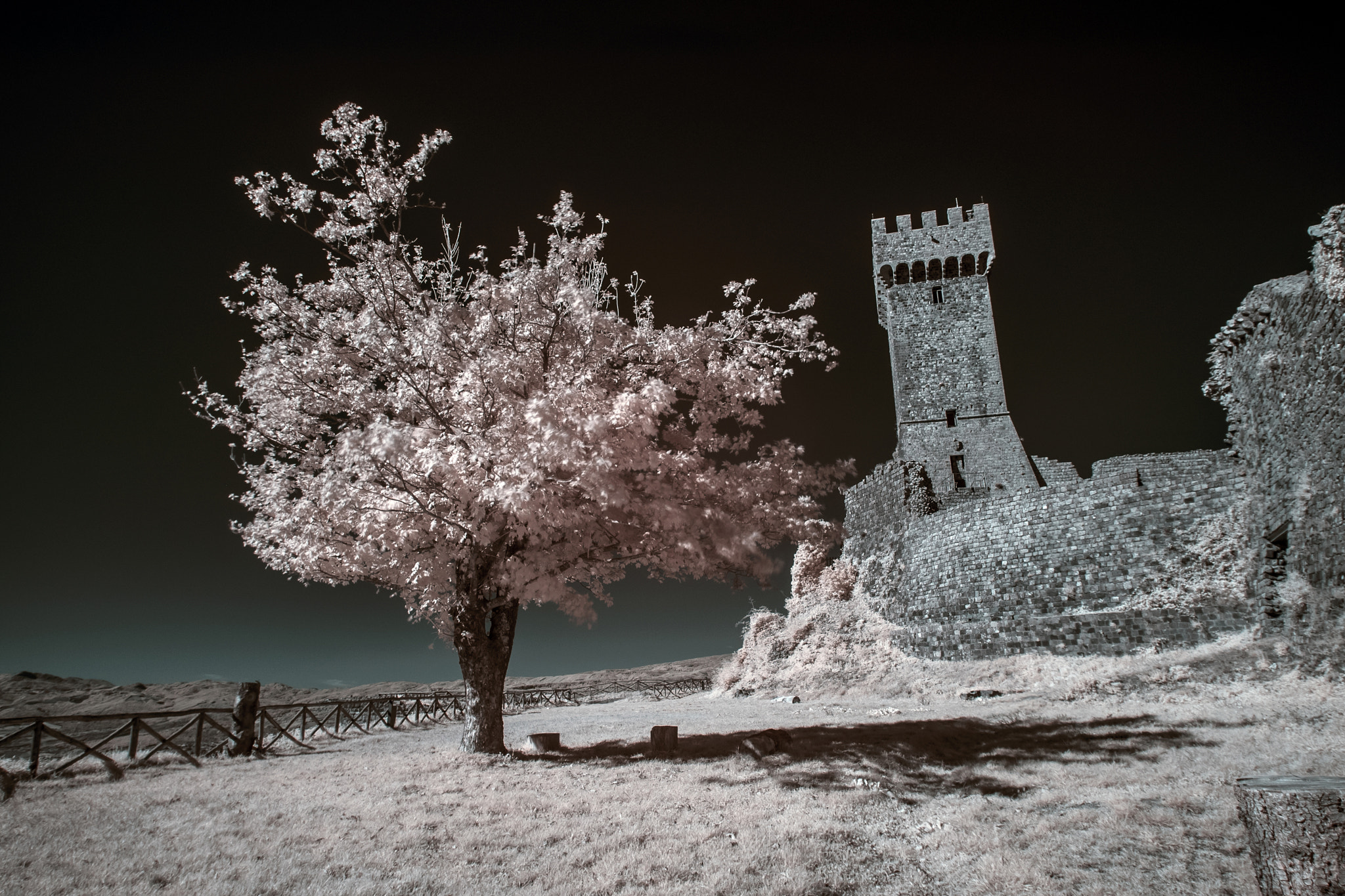 Pentax K-1 sample photo. Fortress radicofani photography