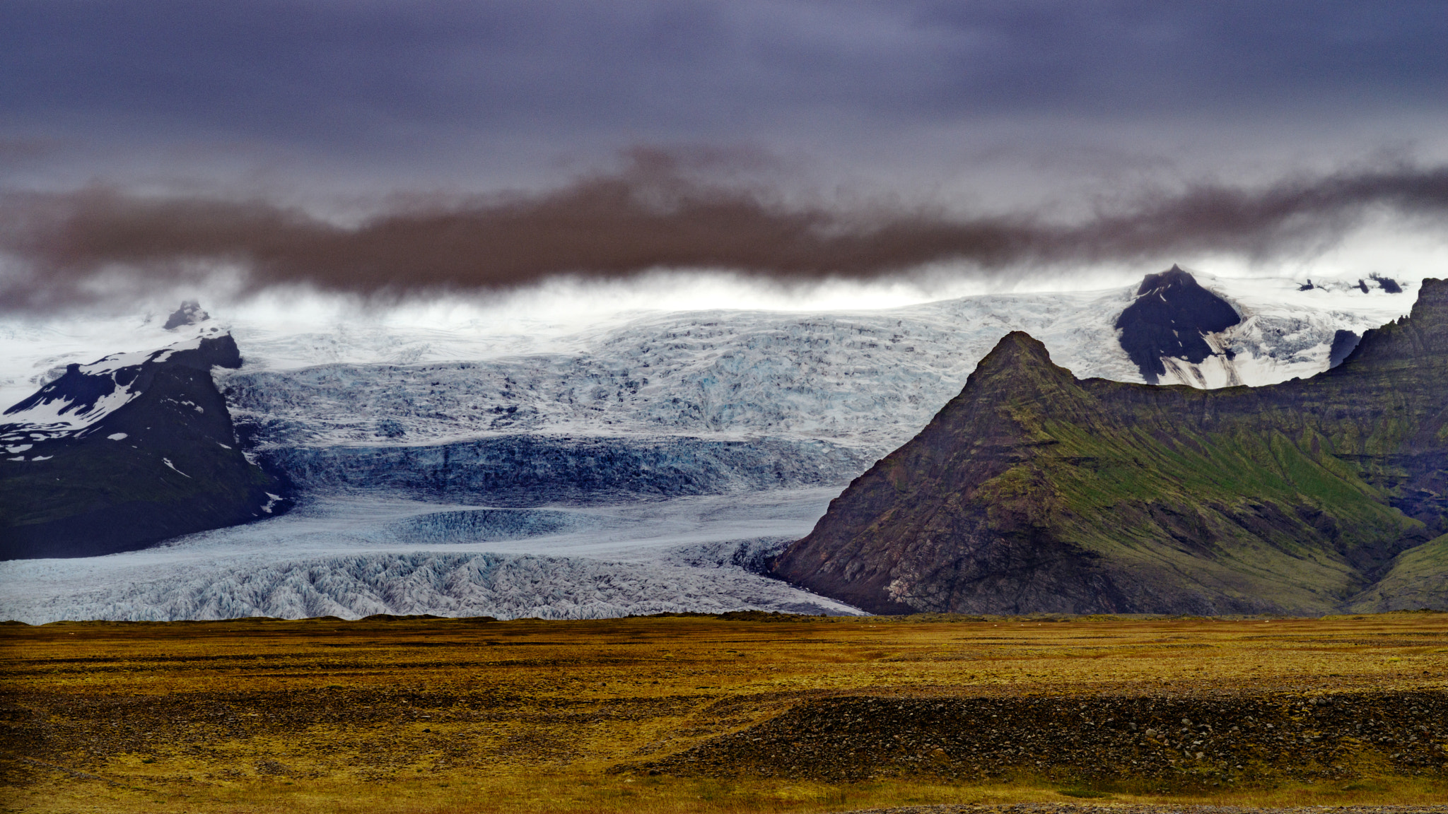 Pentax K-1 sample photo. Vatnajökull glacier photography