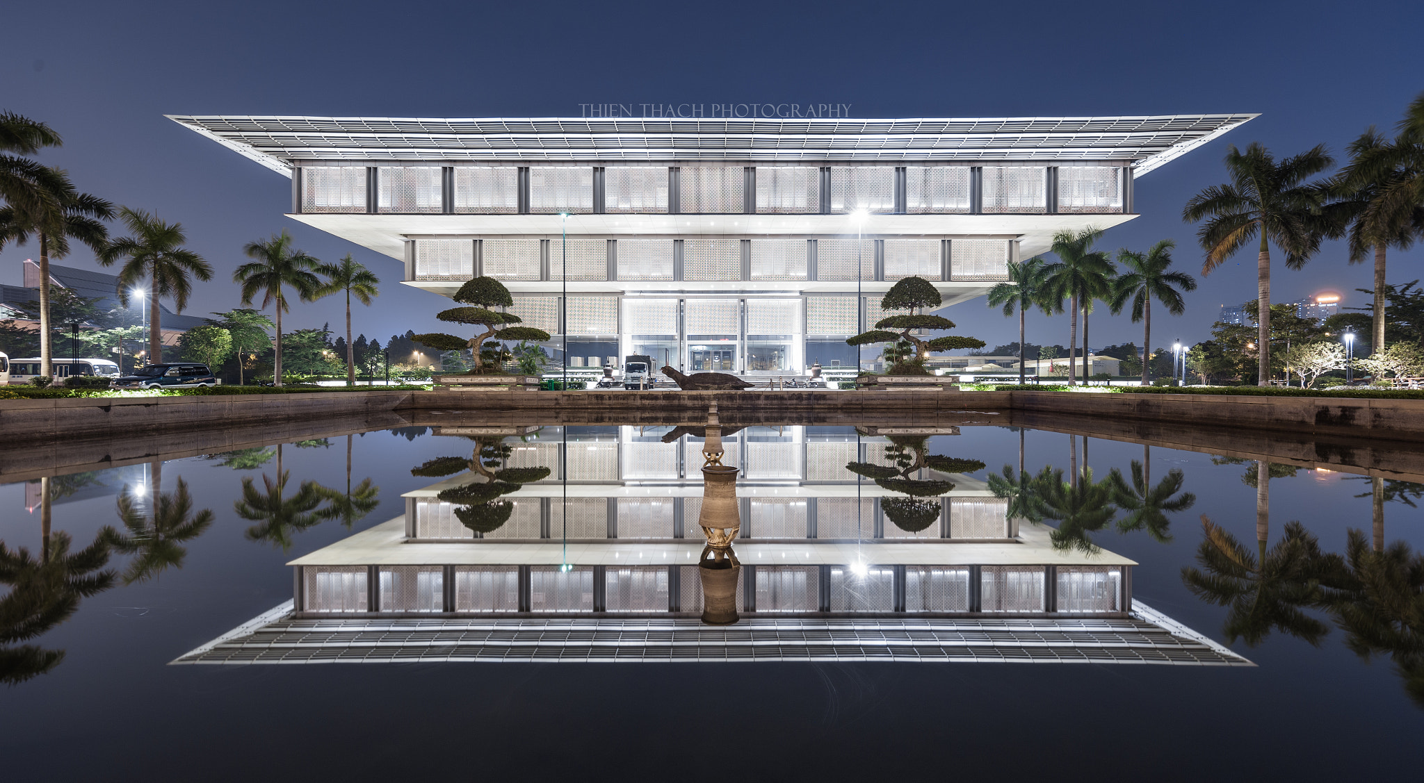 Canon EOS 6D sample photo. Hanoi museum by gmp architects photography