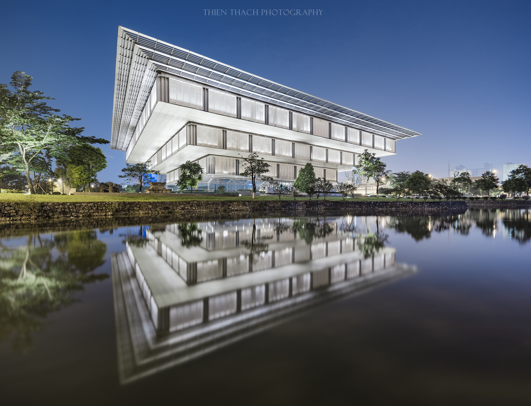 Canon EOS 6D sample photo. Hanoi museum by gmp architects photography