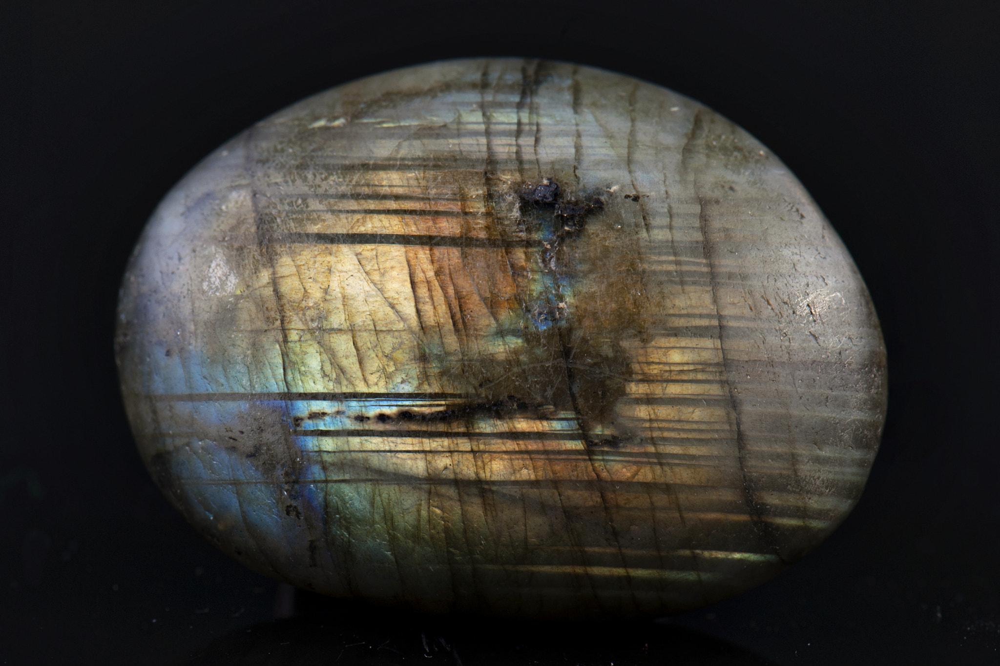 Nikon D3 sample photo. Labradorite photography